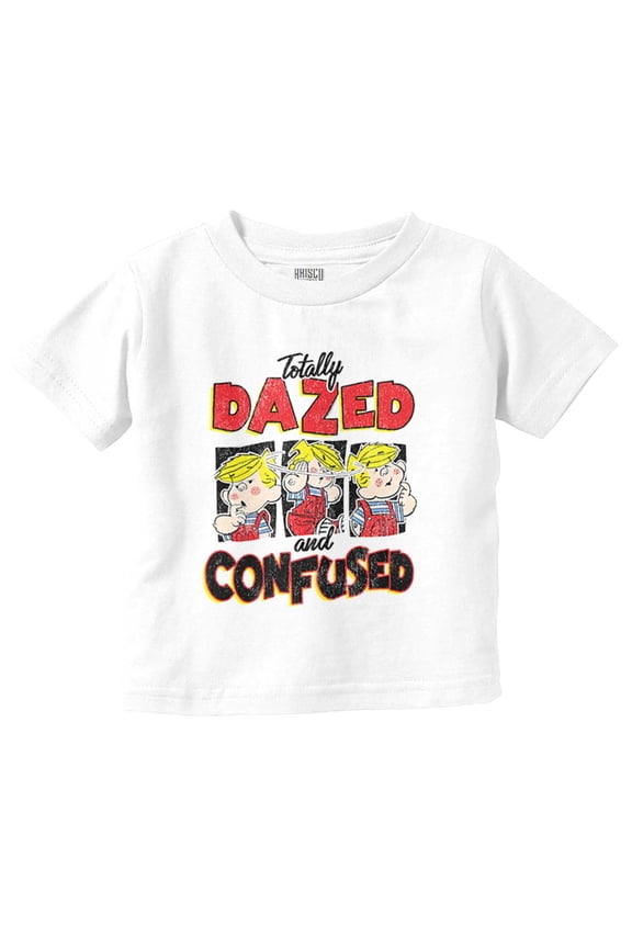 Dennis The Menace Dazed and Confused Toddler Boy Girl T Shirt Infant Toddler Brisco Brands 24M