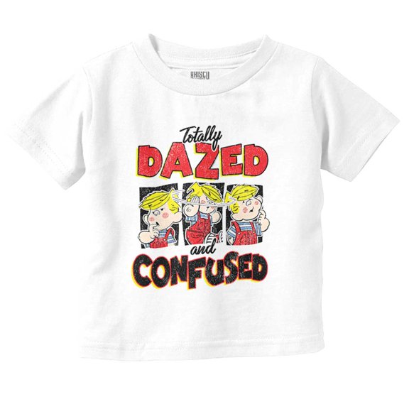 Dennis The Menace Dazed and Confused Toddler Boy Girl T Shirt Infant Toddler Brisco Brands 4T