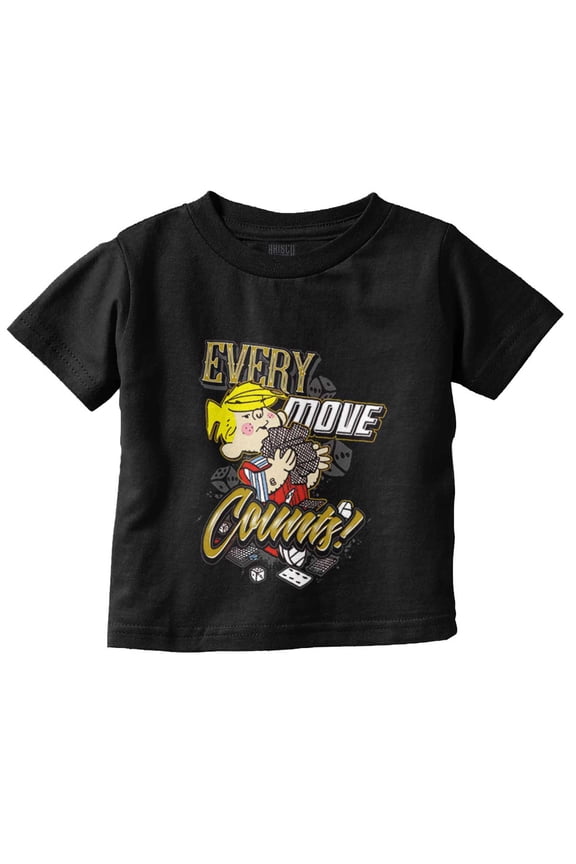 Dennis The Menace Every Move Counts Youth T Shirt Tee Boys Infant Toddler Brisco Brands 6M