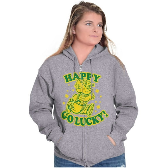 Dennis The Menace Happy Go Lucky Zip Up Hoodie Men's Women's Brisco Brands X