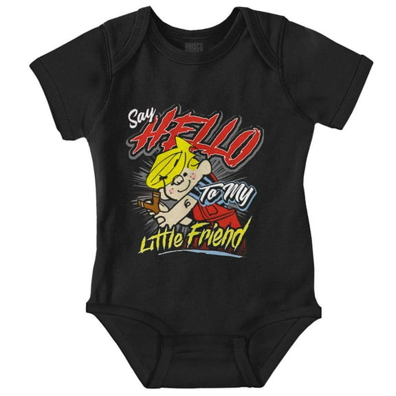 Dennis The Menace Hello Little Friend Bodysuit Jumper Boys Infant Baby Brisco Brands 12M