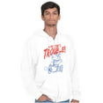 thumbnail image 1 of Dennis The Menace Here Comes Trouble Zip Up Hoodie Men's Women's Brisco Brands M, 1 of 6