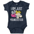 thumbnail image 1 of Dennis The Menace Just Misunderstood Romper Boys or Girls Infant Baby Brisco Brands 6M, 1 of 7