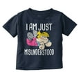 thumbnail image 1 of Dennis The Menace Just Misunderstood Toddler Boy Girl T Shirt Infant Toddler Brisco Brands 12M, 1 of 6