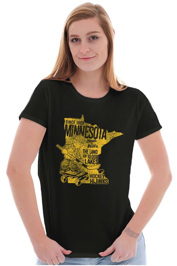 Minnesota State Womens Slim Fit Graphic Tee Brisco Brands L