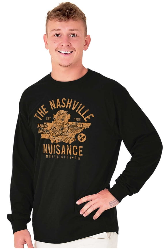 Dennis The Menace Nashville Tennessee Long Sleeve TShirt Men Women Brisco Brands S