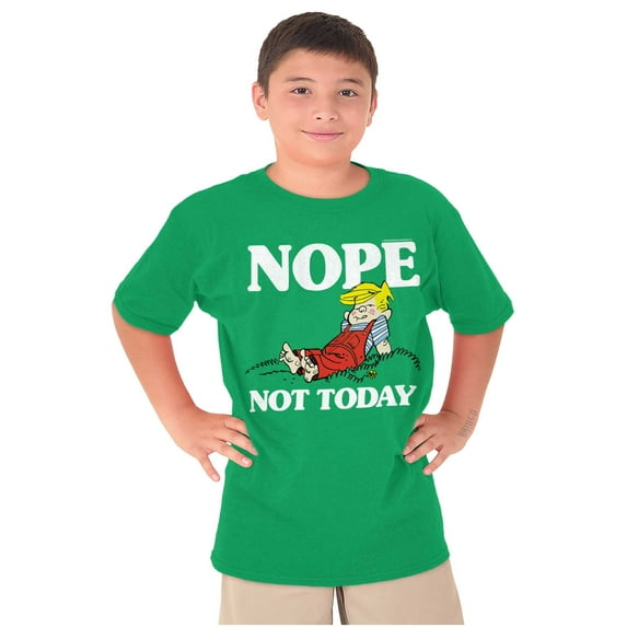 Dennis The Menace Nope Not Today Boys Kids T Shirt Tees Tops Teen Brisco Brands S