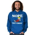 thumbnail image 1 of Dennis The Menace Nope Not Today Hoodie Hooded Sweatshirt Men Brisco Brands M, 1 of 6