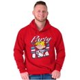 thumbnail image 1 of Dennis The Menace Party in the USA Unisex Plus Size Hoodie Brisco Brands 3X, 1 of 5