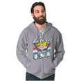 thumbnail image 1 of Dennis The Menace Party in the USA Unisex Plus Size Zip Hoodie Brisco Brands 2X, 1 of 5