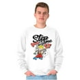 thumbnail image 1 of Dennis The Menace Step Your Game Up Men's Crewneck Sweatshirt Brisco Brands S, 1 of 6