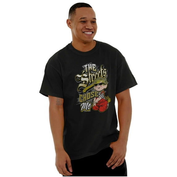 Dennis The Menace Streets Chose Me Men's Graphic T Shirt Tees Brisco Brands S