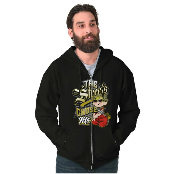Dennis The Menace Streets Chose Me Zip Hoodie Sweatshirt Men Brisco Brands X
