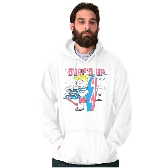 Dennis The Menace Surfs Up Hawaii Hoodie Sweatshirt Women Men Brisco Brands S