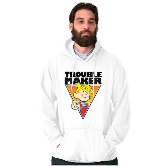 Dennis The Menace Trouble Maker Hoodie Sweatshirt Women Men Brisco Brands S