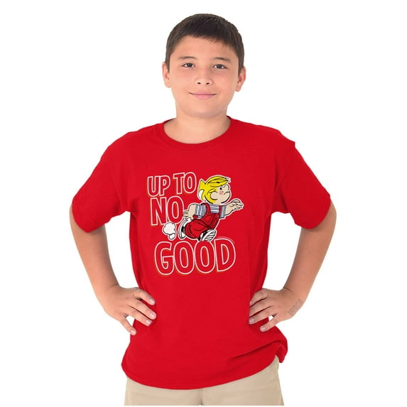 Dennis The Menace Up To No Good Boys Kids T Shirt Tees Tops Teen Brisco Brands M