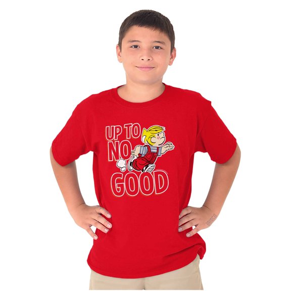 Dennis The Menace Up To No Good Boys Kids T Shirt Tees Tops Teen Brisco Brands X