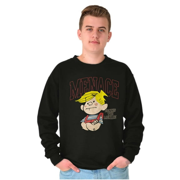 Dennis The Menace Vintage Varsity Sweatshirt for Men or Women Brisco Brands S