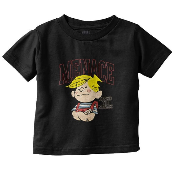 Dennis The Menace Vintage Varsity Toddler Boy Girl T Shirt Infant Toddler Brisco Brands 6M