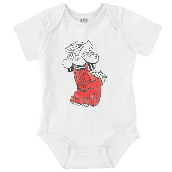 Dennis the Menace Cartoon Character Romper Boys or Girls Infant Baby Brisco Brands NB