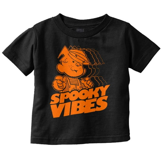 Dennis the Menace Spooky Vibes Toddler Boy Girl T Shirt Infant Toddler Brisco Brands 12M