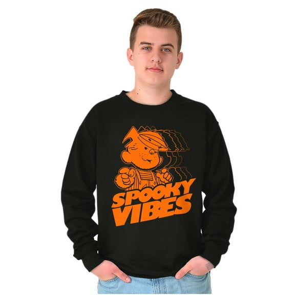 Dennis the Menace Spooky Vibes Unisex Plus Size Sweatshirt Brisco Brands 4X