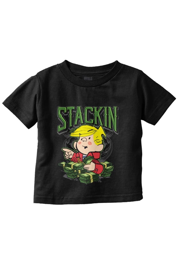 Dennis the Menace Stackin Money Youth T Shirt Tee Boys Infant Toddler Brisco Brands 6M