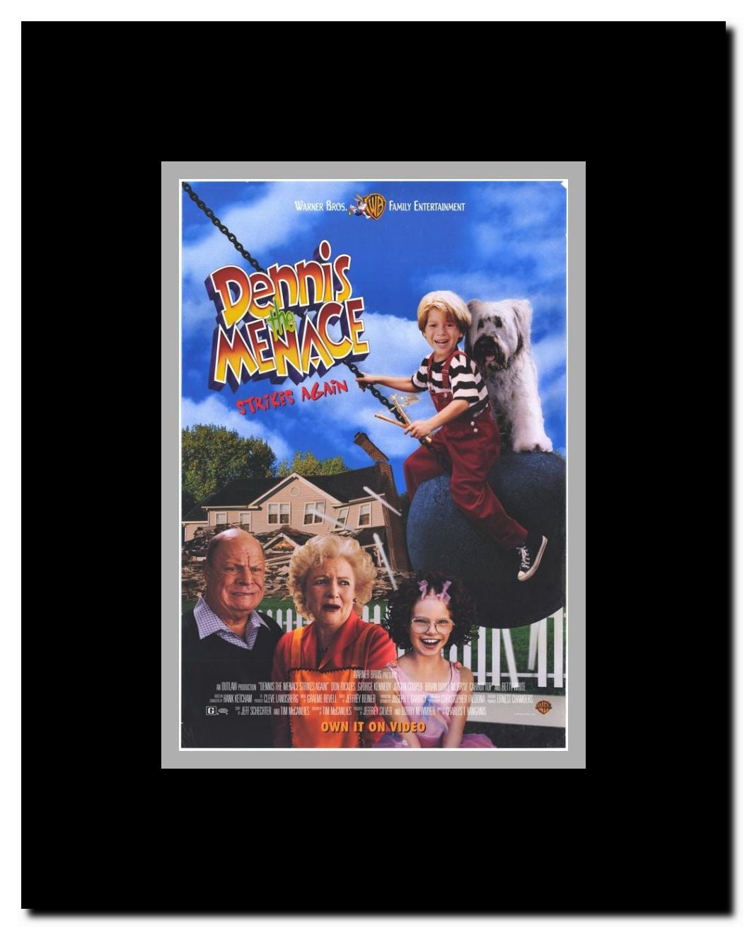 Dennis the Menace Strikes Again Framed Movie Poster