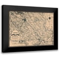 thumbnail image 1 of Denny 14x11 Black Modern Framed Museum Art Print Titled - Santa Clara California - Denny 1913, 1 of 5
