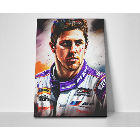 Denny Hamlin Nascar Poster or Wrapped Canvas