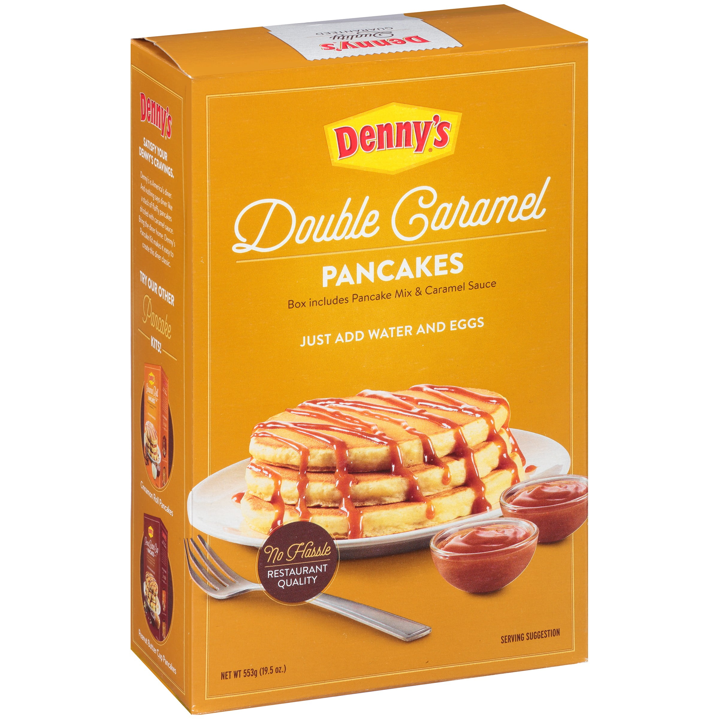Denny'sÂ® Double Caramel Pancake Mix 19.5 oz. Box