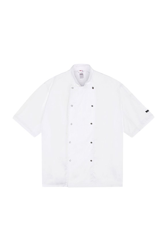 Dennys Adult Press Stud Long-Sleeved Chef Jacket