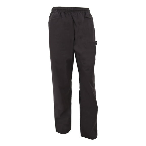Dennys Black Elasticated Trouser / Chefswear (Pack of 2)