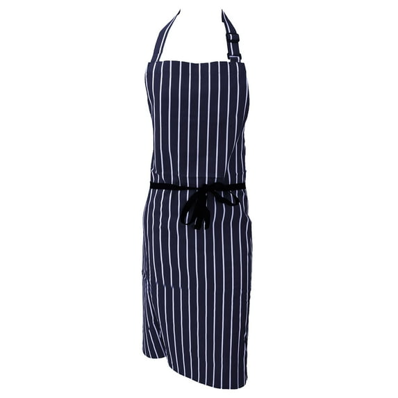 Dennys Cotton Striped Workwear Butchers Apron (Pack of 2)