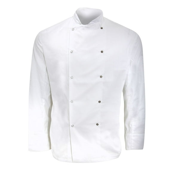 Dennys Mens Long Sleeve Chefs Jacket / Chefswear (Pack of 2)