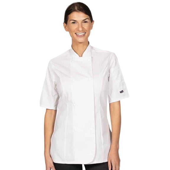 Dennys Womens Premium Short-Sleeved Chef Jacket