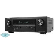 Denon AVR-S570BT 5.2Ch 8K Receiver with Surround Sound and Dolby TrueHD with an Additional 1 Year Coverage by Epic Protect (2022)