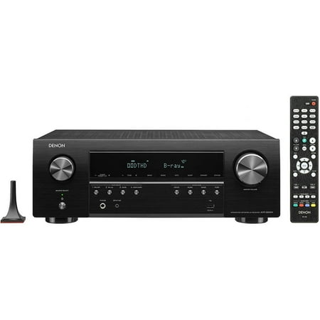 Denon - AVR-S650H Audio Video Receiver, 5.2 Channel (150W X 5) 4K UHD Home Theater Surround Sound (2019) | Streaming - Black
