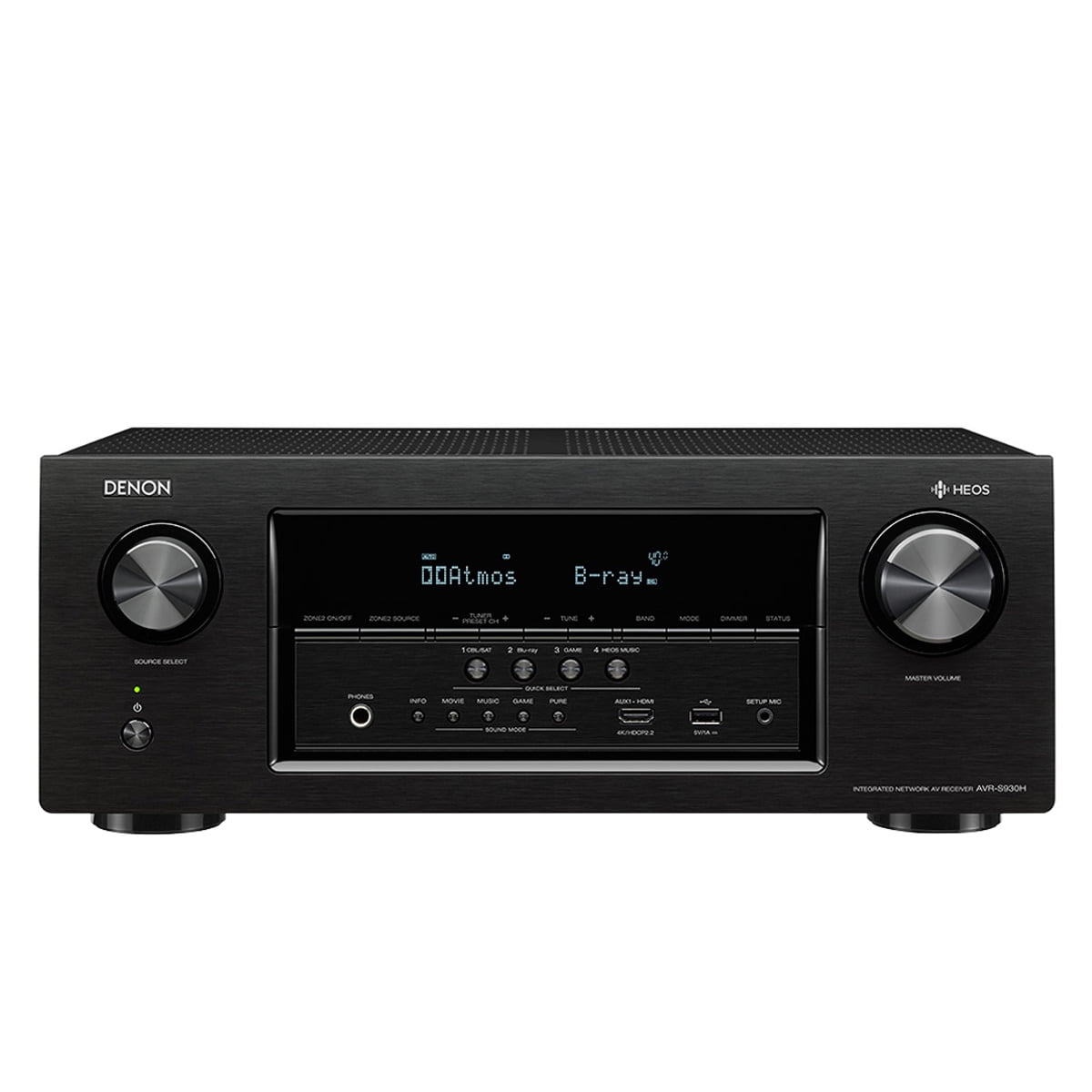 Denon AVRS930H 7.2 Channel Full 4K Ultra HD Network AV Receiver with