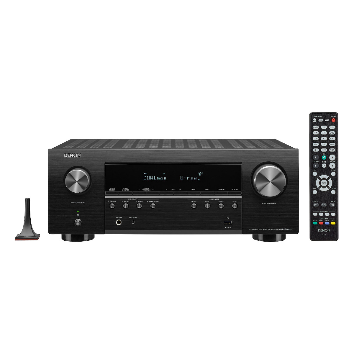 Denon AVR-S960H 7.2-Channel 4K Home Theater Receiver with 3D Audio and  Voice Control Voice Control - image 1 of 4