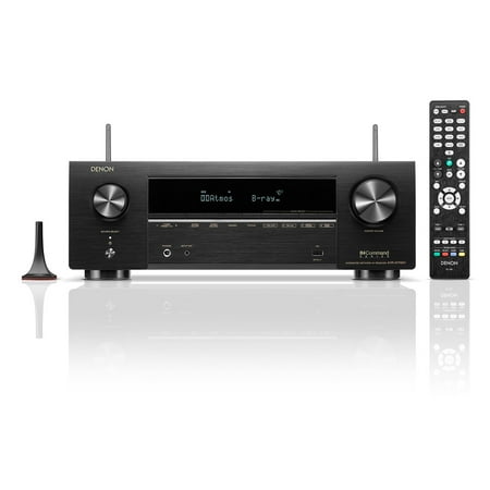 Denon - AVR-X1700H 7.2 Ch AVR, Advanced 8K Upscaling, 3D Audio - Dolby Atmos & DTS Virtual:X, Amazon Alexa - Black