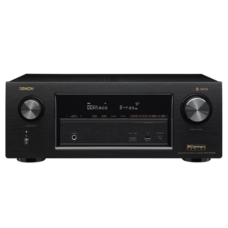 Denon AVR-X2400H 7.2 Channel Full 4K Ultra HD Network AV Receiver