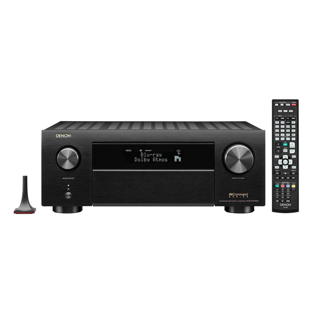 Denon AVR-X4700H 9.2-Channel 8K Home Theater Receiver with 3D Audio and  Voice Control Voice Control - image 1 of 5