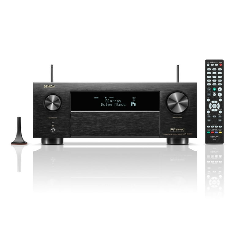Denon AVR-X4800H 9.4 Channel 8K AV Receiver with Dolby Atmos, HDMI