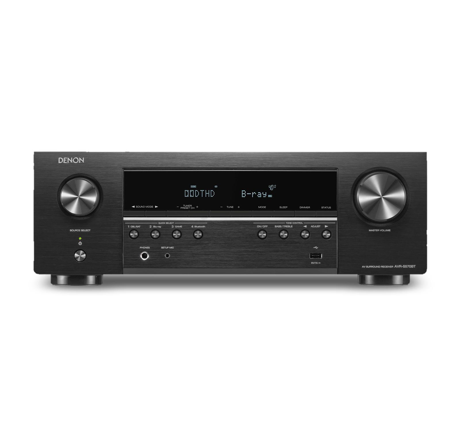 Denon AVRS570BT AV Receiver (Open Box)
