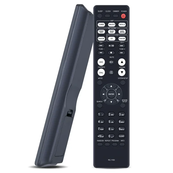 Denon Compatible Audio Controller RC-1163 for AV Receiver DCDF109 DRAF109 DCD-F109 DRA-F109