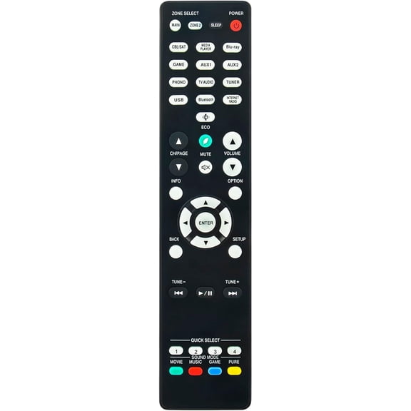 Denon Compatible Audio Controller RC-1244 for AV Receiver AVR-X1700H AVRS760H AVR-S760H AVR-X1700HDAB