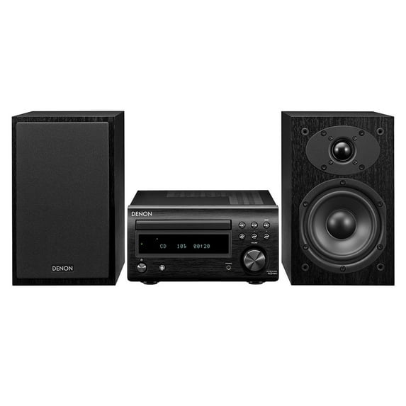 Denon D-M41 Compact Stereo Home Receiver with FM Radio, CD Player, and ...