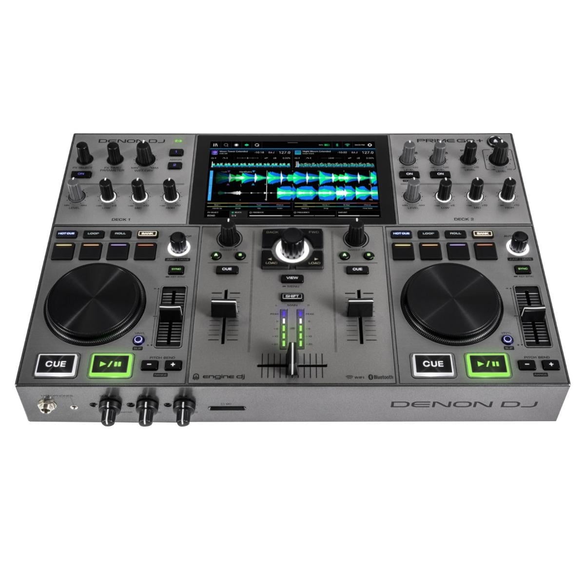 Denon DJ Prime GO コントローラー Denon DJ PRIME GO+ Portable Battery-Powered Standalone DJ
