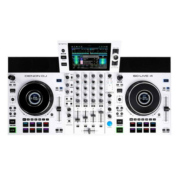 Denon DJ SC LIVE 4 WHITE 4-Channel Standalone DJ Controller